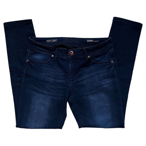 DL1961 Emma Leggings Dark Wash Skinny Jeans Size 30 Premium Denim Jegging - Picture 5 of 10